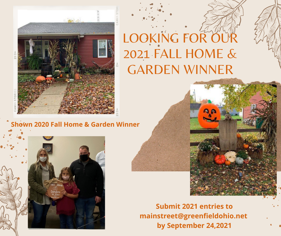 looking for our 2021 Fall home & Garden winner